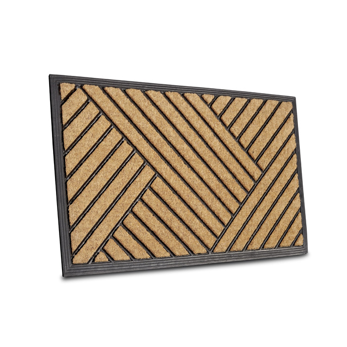 Килимок для входу Hanse Home кокосовий з гумовою основою 45x75 см для дому та вулиці