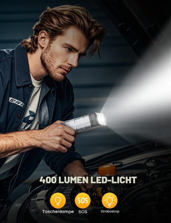 Пусковий пристрій (бустер) для автомобіля SHARMEAL 10000A, 12V Powerbank для бензинових та дизельних двигунів до 10.0 л, з LCD-дисплеєм та LED-ліхтарем