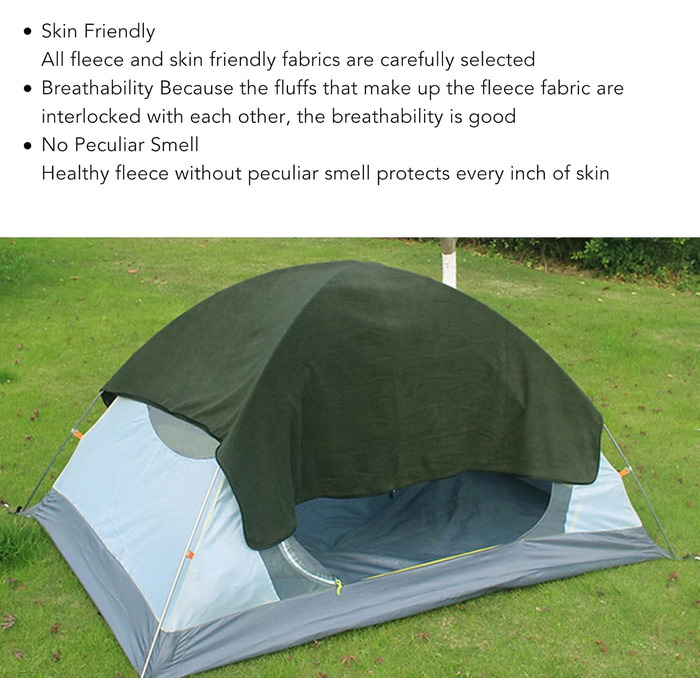 Sleeping Bag Portable Travel Warm Sleeping Bag for Adults Outdoors, Camping, Hiking, Climbing, Wool Sleeping Bag Liner