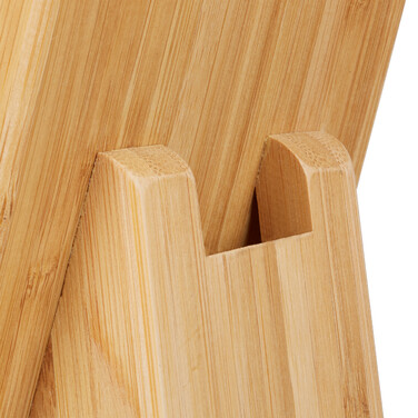 Relaxdays Bamboo Knife Block with Bristles