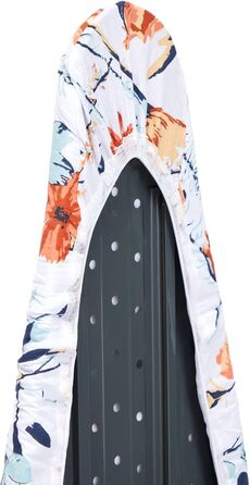 Чохол для прасувальної дошки з квітковим малюнком, шнурок, стандартний розмір (38,1 x 137,2 см)