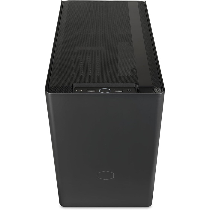 Корпус Mini-ITX Cooler Master NR200P V2 білий: скло, вертикальне розташування GPU, PCIe 4.0, USB 3.2 Gen 2x2, 120 мм вентилятор