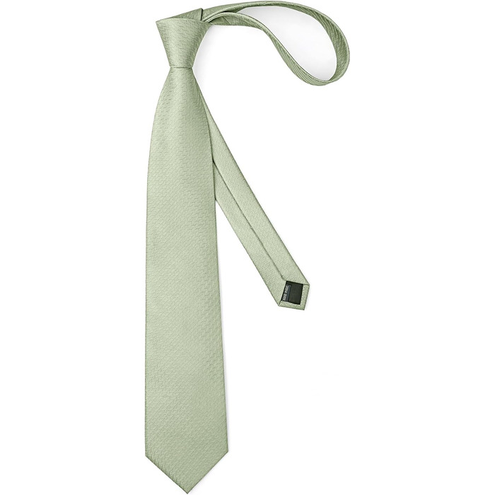 Краватка чоловіча Enlision для весілля, краватка та нагрудна хустинка, комплект з краваткою та запонок, шовкова краватка з візерунком пейслі, однотонна в різних кольорах, салатовий F2