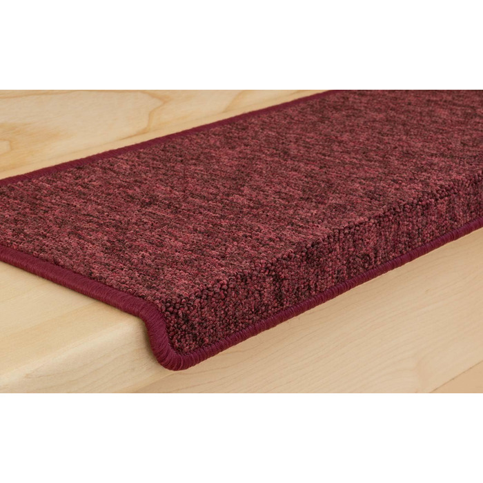 Ступінчасті килимки Kettelservice-Metzker Monza Бордовий, набір 14 шт. (різні варіанти та кольори)