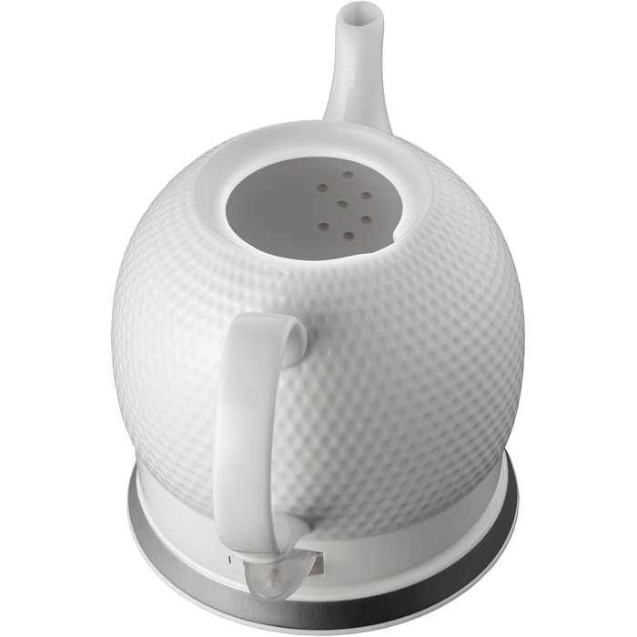 Concept Golf RK0050 Electric Kettle - Ceramic 1.2L, White - 3D Golf Ball Design