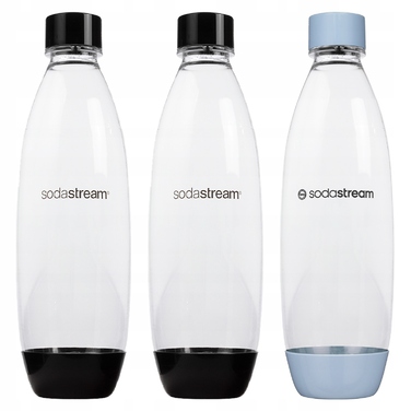 Сифон для води SodaStream Art, синій, 3 пляшки по 4000 мл, з балоном CO2