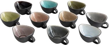 Cosy & Trendy Streetfood Saucers 170 ml - 10 Pieces