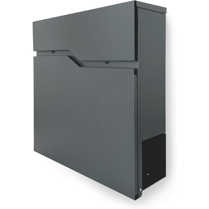 Поштова скринька KTC Home Premium Postlux 4.0 Anthrazit з нержавіючою сталлю, стійка до УФ-випромінювання та погодних умов, порошкове покриття