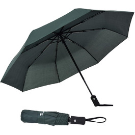 Компактний туристичний парасолька SY Winddicht: автоматичний, легкий, міцний (темно-зелений)
