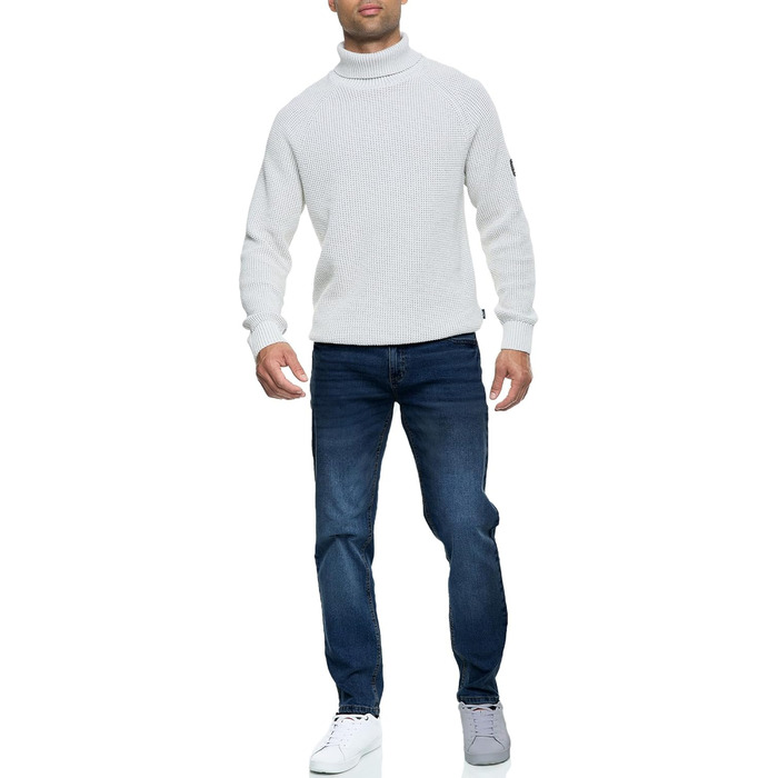 Чоловічі джинси Indicode INSantino з еластичного деніму (99% бавовна), колір - Rinse Wash, розмір 40W/32L