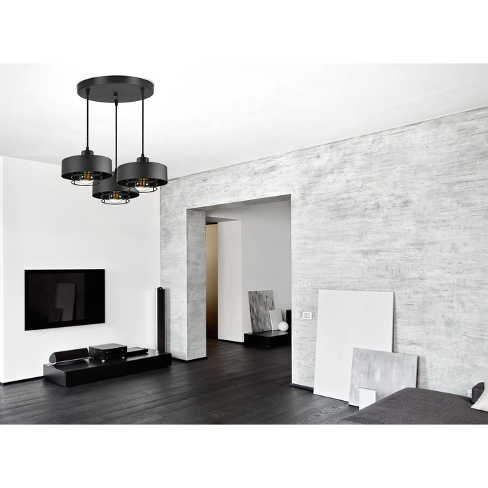 Підвісна люстра Luxolar 754 на 3 цоколі E27