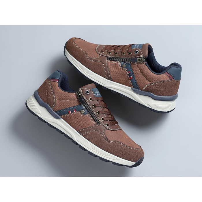 ARRIGO BELLO Кросівки для чоловіків, коричневі, на блискавці, трекінгові, зручні, 41-46 EU