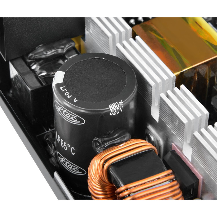 Блок живлення Thermaltake Hamburg Germanium Pro 1000W, ATX 3.1, PCIe 5.1, 80Plus White, низький рівень шуму