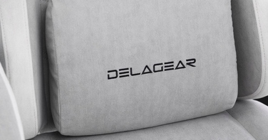 Ігрове крісло Delagear G 325, сіра тканина