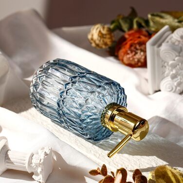 Скляний дозатор для рідкого мила YunNasi: зелений та синій, для кухні, ванної, пральні