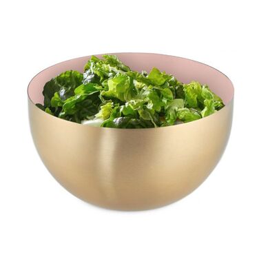 Relaxdays Two-tone stainless steel salad bowl