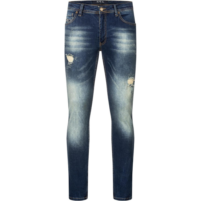 Чоловічі джинси Rock Creek Slim Fit M21 (36W/34L, темно-сині) - Оригінал