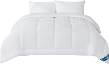 BEDSURE Ковдра всесезонна 135x200 см - Ковдра для сну, біла, для алергіків, 300 GSM, сертифікат Oeko-Tex