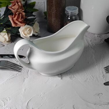 Large-capacity sauce dish, 530 ml, White – perfect for serving delicious sauces and condiments