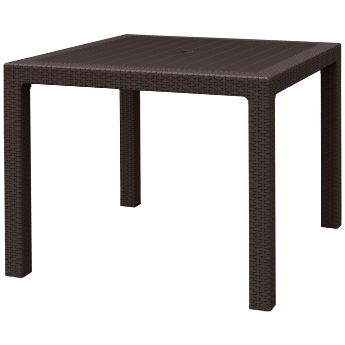 Квадратний пластиковий стіл Keter, 95 x 95 x 75 см