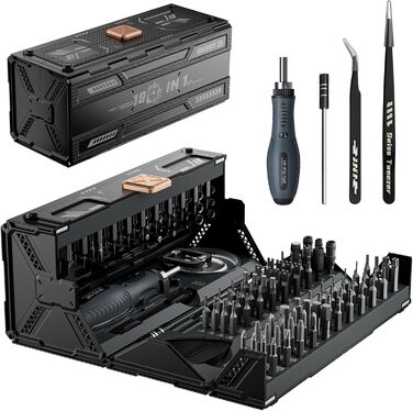 Електрична викрутка JAKEMY 180 в 1 з 3 режимами, набір для дрібної механіки, моделювання, ремонту ноутбуків, телефонів, годинників, окулярів. Моделі Fo167, Fo169