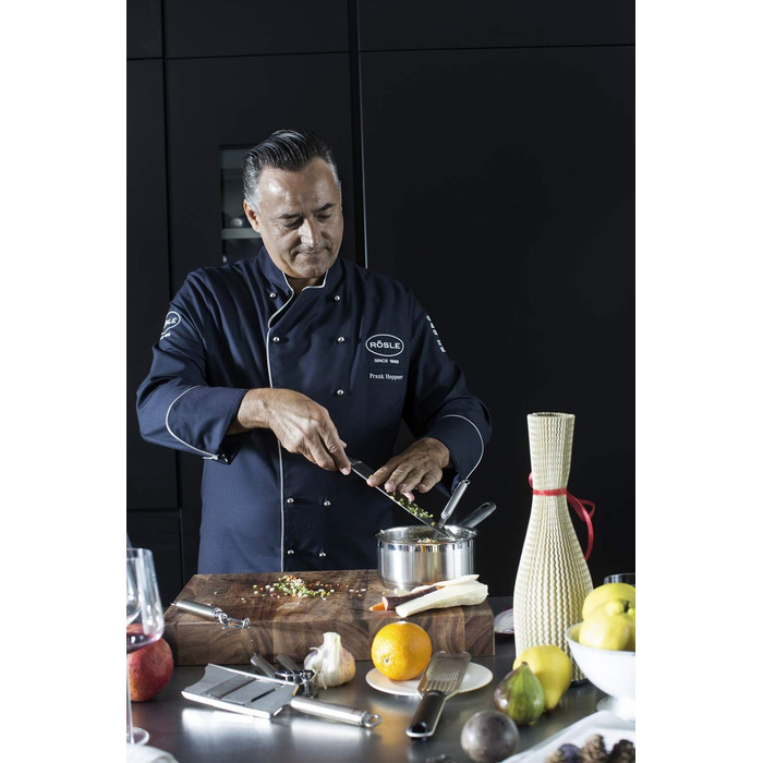 Rösle CUISINE кухонний ніж із захистом пальців, професійний ніж для м'яса, риби, птиці та овочів, лезо зі спеціальної сталі