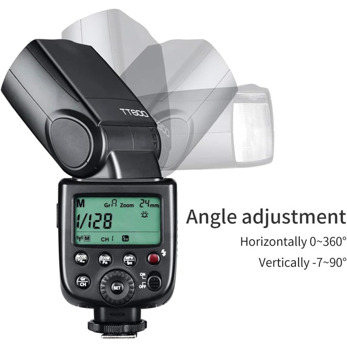 Спалахувач Godox TT600 2.4G для Canon, Nikon, Pentax, Olympus, Fujifilm, Panasonic, Pentax камер