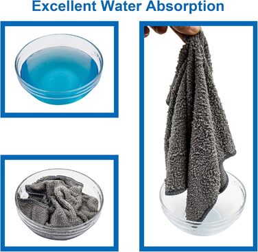 Серветки мікрофібра FIXSMITH, 8 шт., 30x40 см, для авто, кухні, дому, офісу