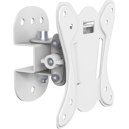 Кріплення для телевізора PureMounts® Swivel, VESA 100, відстаннь від стіни 75 мм, біле, вантажопідйомність 25 кг
