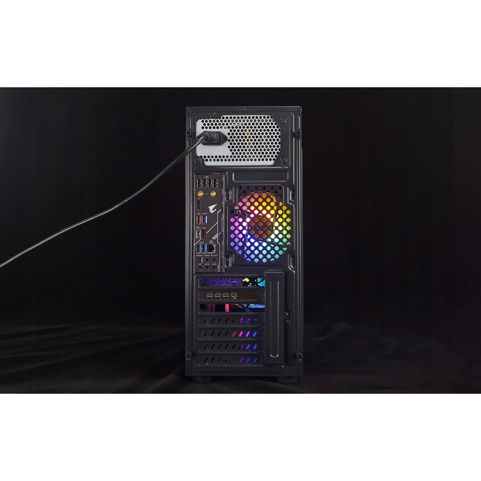 Корпус для ПК MUSETEX K2 ATX Mid Tower, загартоване скло
