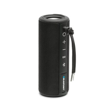 Портативна Bluetooth колонка Blaupunkt BT 214: бездротова, до 10 годин, Bluetooth 5.0, AUX, гучний зв'язок, чіткий звук, баси, чорна