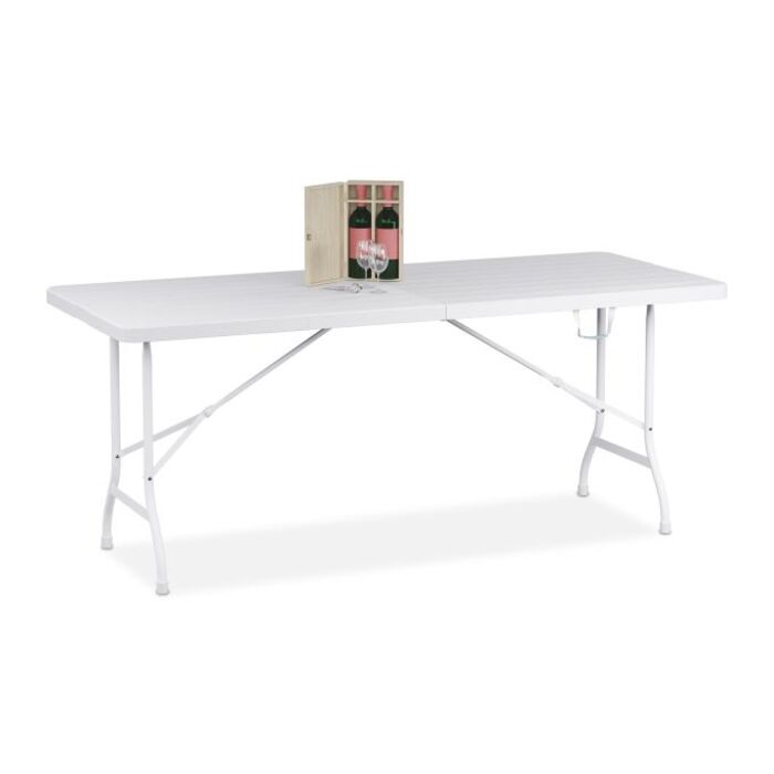 Relaxdays Folding Garden Table