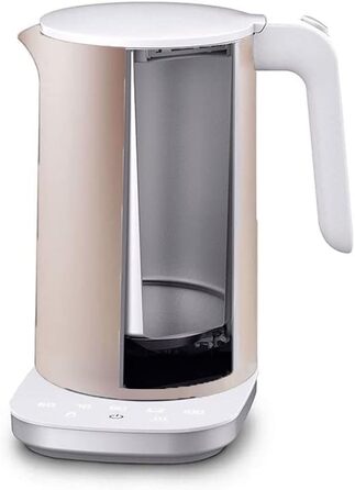 ZWILLING ENFINIGY Water Kettle Pro with Temperature Setting, Stainless Steel Scale Filter & Keep-Warm Function, 1850 Watts, 1.5 Liters, Pink