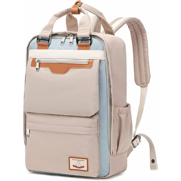 Рюкзак Myhozee для чоловіків та жінок з відділенням для ноутбука 15.6 дюймів, антикрадійний, водонепроникний, для роботи, навчання, подорожей, сірого кольору