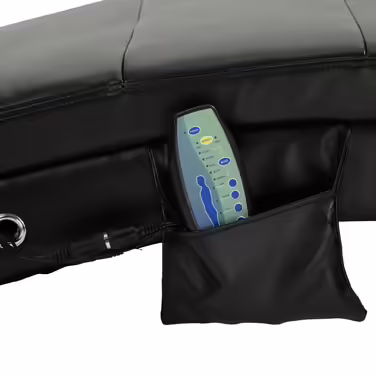 HOMCOM Recliner Chair with Leather and Massage Function, 58 x 163 x 87 cm, up to 120 kg, 8 Massage Points, with Remote Control, High Back Rest Cushion, Black | Aosom