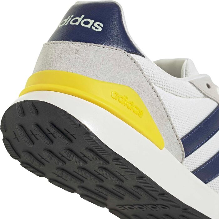 Кросівки Adidas Run 60s 4.0 для чоловіків (45 1/3 EU, білий, темно-синій, off-white)