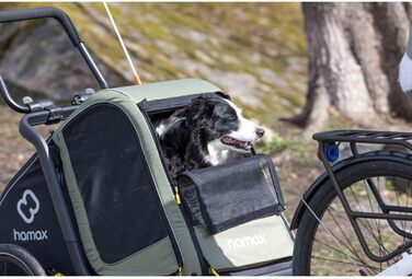 Hamax Puto Hundeanhänger (M, grün) - велосипедний причіп для собак, великий, зелений