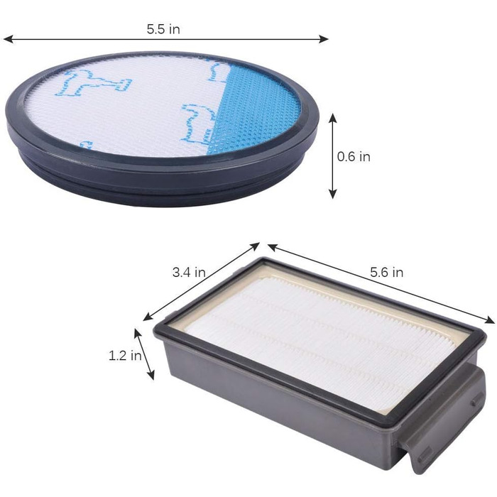 Фільтри для пилососа Rowenta Compact Power Silence Force Cyclonic (2 шт.) - RO3731, ZR005901