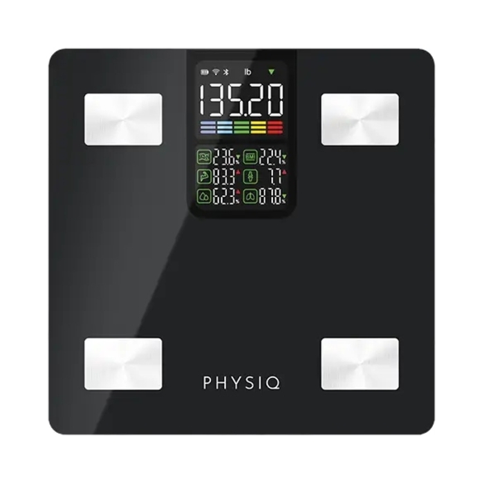Ваги для ванної Physiq Composition Scale, до 226 кг, чорні