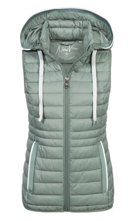 Степова жилетка Daen L70012FC00 з капюшоном, зелена (Iceberg Green), розмір S