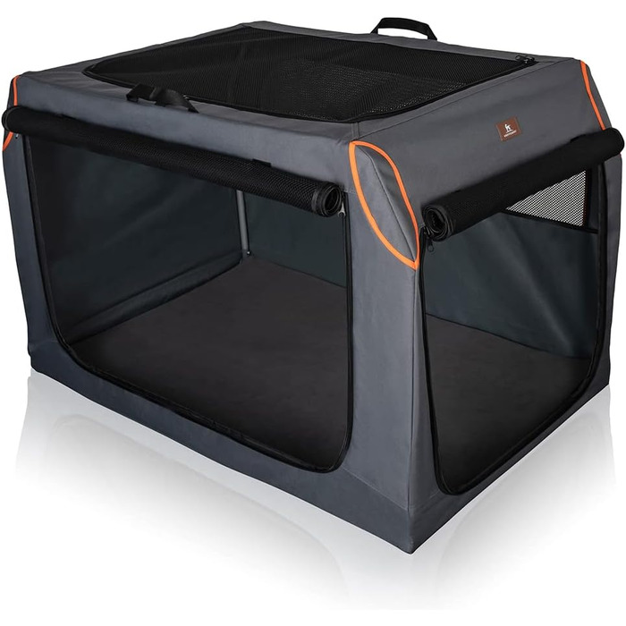 Складана переносна переносна собача будка Knuffelwuff з алюмінієвим каркасом XL, 91x61x58 см