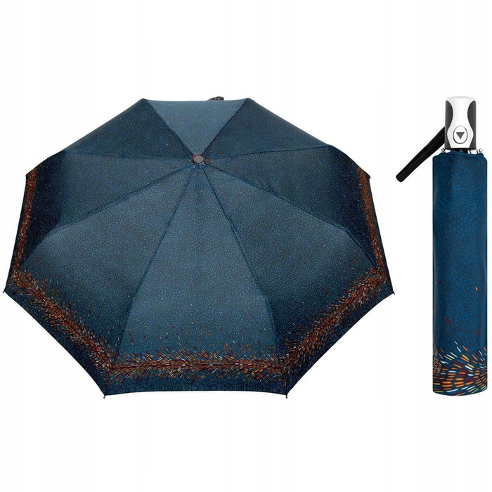 Автоматична складана парасолька F.P.Parasol з чохлом, синя