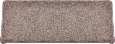 Набори килимків на сходи [en.casa] 15 шт. 65 x 24 см, самоклеючі, коричневі