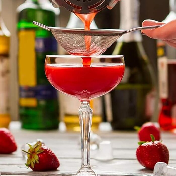 Набір сит з нержавіючої сталі Hinapan (3 шт.), дрібний профіль, стабільні ручки, 3 гачки, придатні для миття в посудомийній машині, ідеально підходять для борошна, рису, кіноа, чаю та макаронів