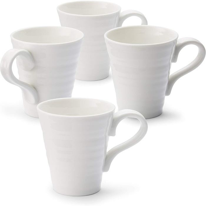 Portmeirion 423145 Cup, porcelain, 12.5 Fluid Ounces, white