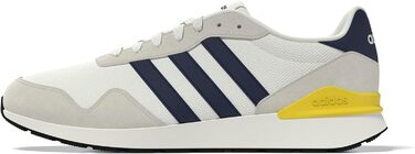 Кросівки Adidas Run 60s 4.0 для чоловіків (45 1/3 EU, білий, темно-синій, off-white)