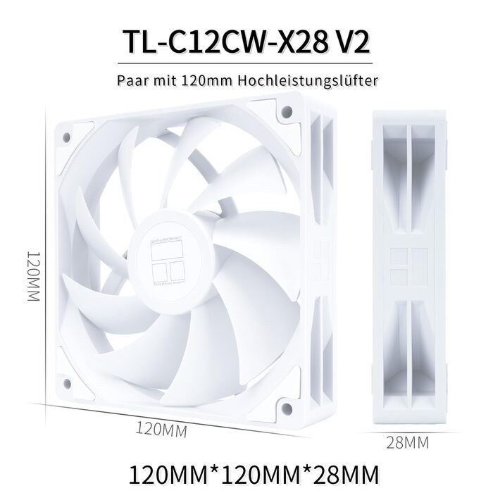 Кулер для процесора Thermalright Peerless Assassin 120 Digital ARGB White — двовежевий повітряний охолоджувач з цифровим дисплеєм, для AM4/AM5, LGA1851/1700/1200/115X
