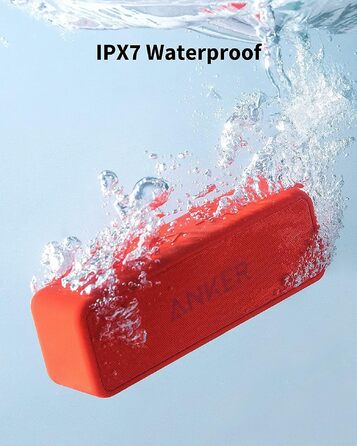 Anker SoundCore 2 Bluetooth колонка: потужний бас, 24 год автономії, IPX7 водонепроникність