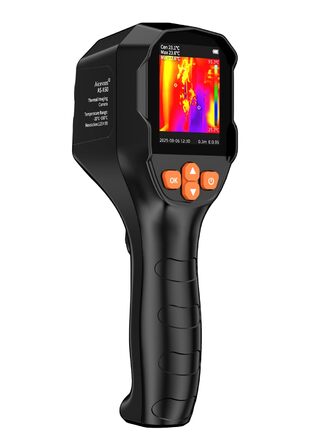 Тепловізор SuperIR 240x240: Тепловізійна камера з інфрачервоним термометром та видимим зображенням, 25 Гц, -18°C до 550°C