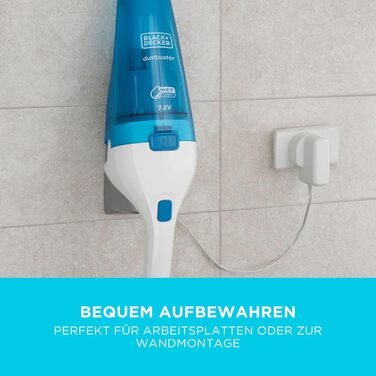 Акумуляторний ручний пилосос Black+Decker Dustbuster WDC115WA-QW 3.6V для сухого та вологого прибирання